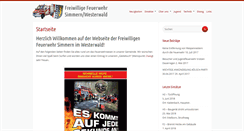 Desktop Screenshot of ffw-simmern-ww.de